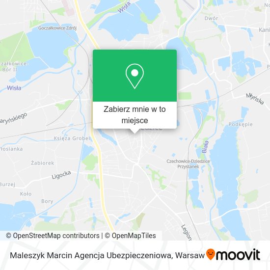 Mapa Maleszyk Marcin Agencja Ubezpieczeniowa