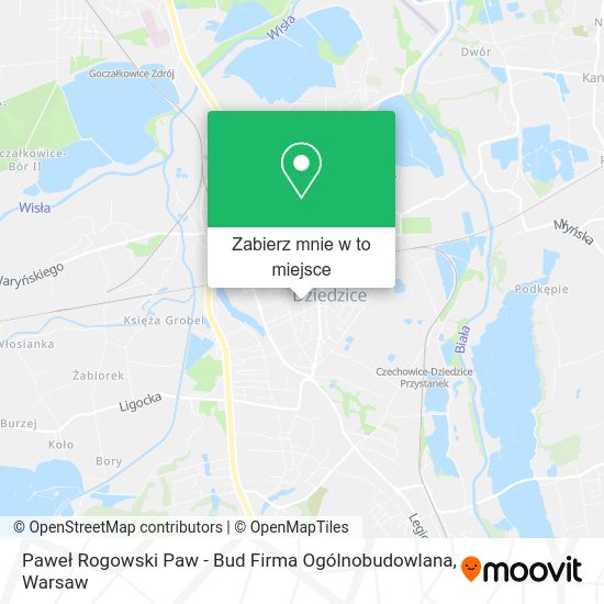 Mapa Paweł Rogowski Paw - Bud Firma Ogólnobudowlana