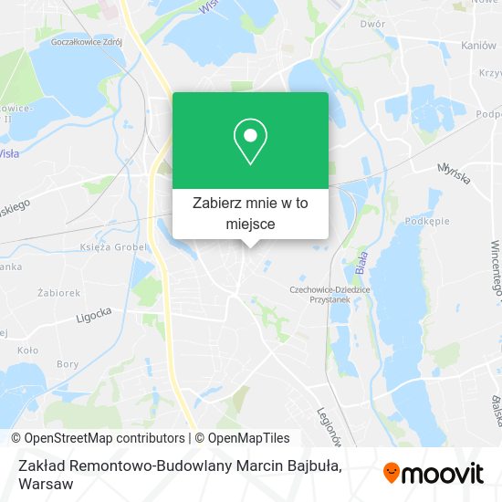 Mapa Zakład Remontowo-Budowlany Marcin Bajbuła