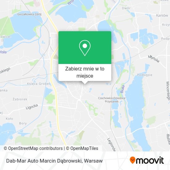 Mapa Dab-Mar Auto Marcin Dąbrowski