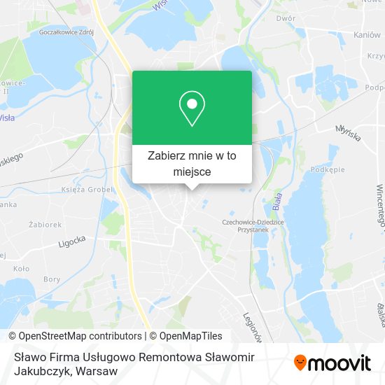 Mapa Sławo Firma Usługowo Remontowa Sławomir Jakubczyk