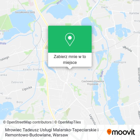 Mapa Mrowiec Tadeusz Usługi Malarsko-Tapeciarskie i Remontowo-Budowlane