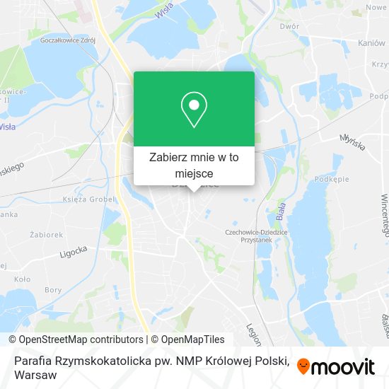 Mapa Parafia Rzymskokatolicka pw. NMP Królowej Polski