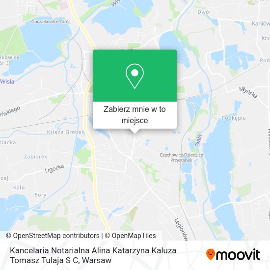 Mapa Kancelaria Notarialna Alina Katarzyna Kaluza Tomasz Tulaja S C