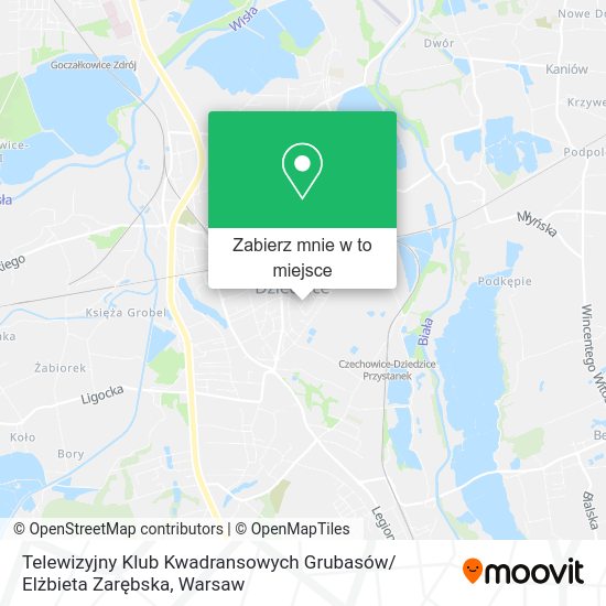 Mapa Telewizyjny Klub Kwadransowych Grubasów/ Elżbieta Zarębska