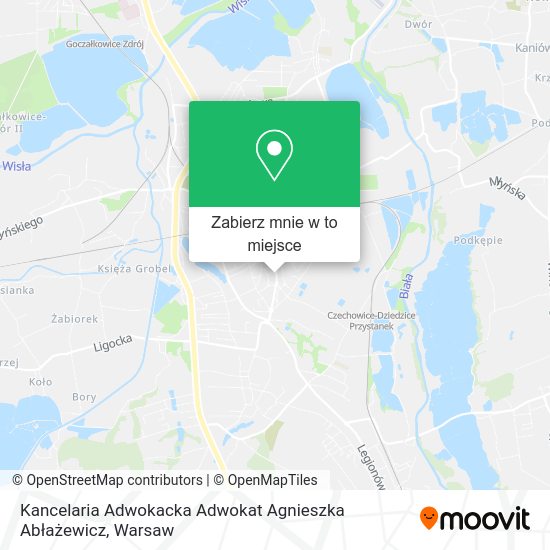 Mapa Kancelaria Adwokacka Adwokat Agnieszka Abłażewicz