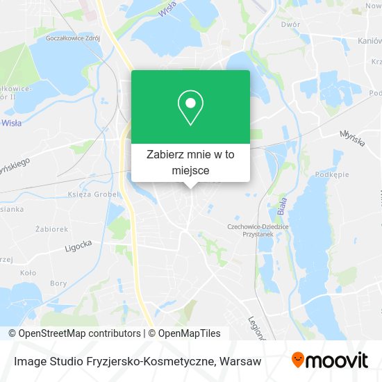 Mapa Image Studio Fryzjersko-Kosmetyczne