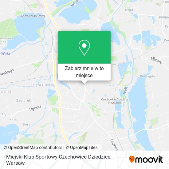 Mapa Miejski Klub Sportowy Czechowice Dziedzice