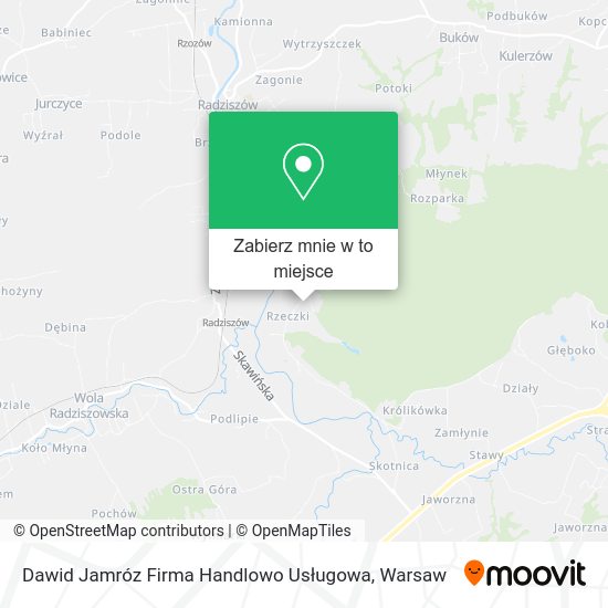 Mapa Dawid Jamróz Firma Handlowo Usługowa