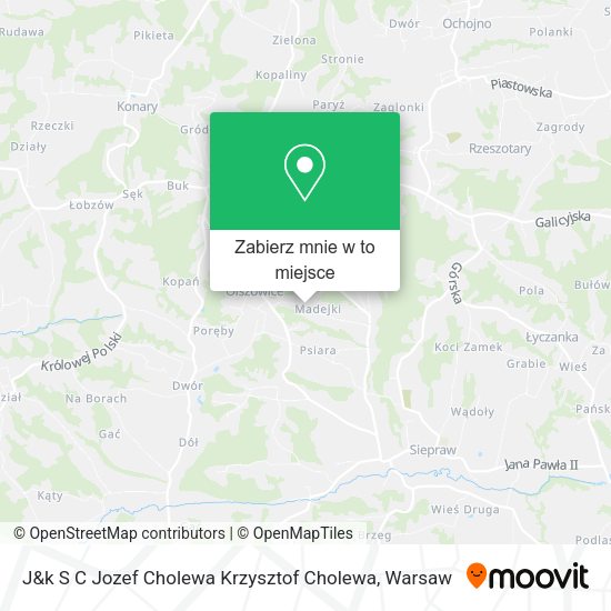 Mapa J&k S C Jozef Cholewa Krzysztof Cholewa