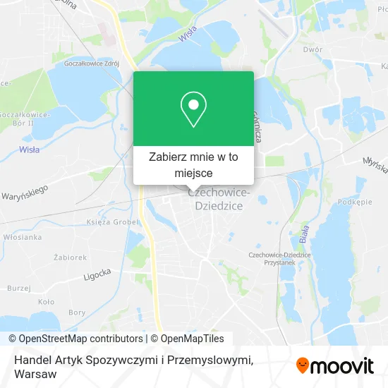 Mapa Handel Artyk Spozywczymi i Przemyslowymi