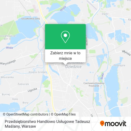 Mapa Przedsiębiorstwo Handlowo Usługowe Tadeusz Maślany