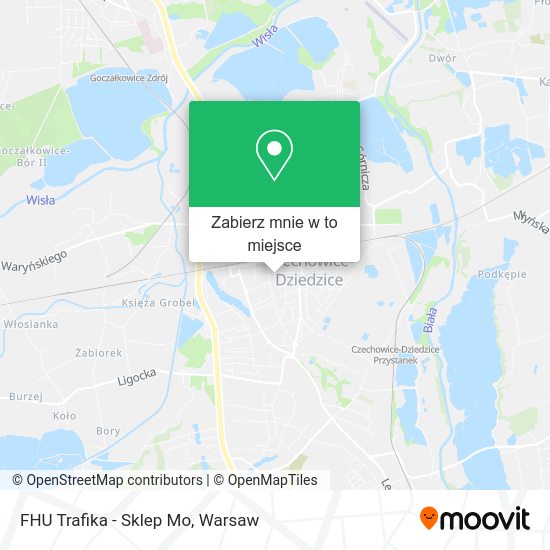 Mapa FHU Trafika - Sklep Mo