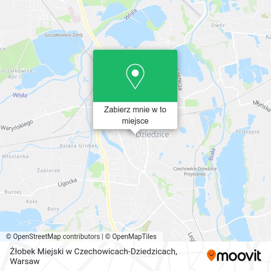 Mapa Żłobek Miejski w Czechowicach-Dziedzicach