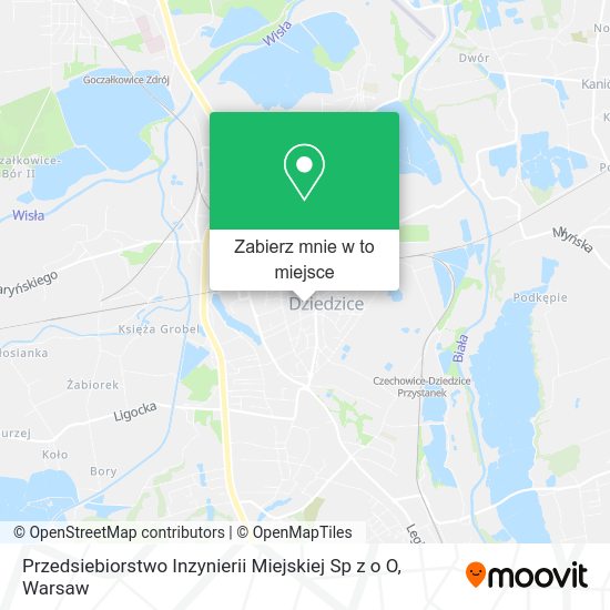 Mapa Przedsiebiorstwo Inzynierii Miejskiej Sp z o O