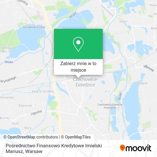 Mapa Pośrednictwo Finansowo Kredytowe Imielski Mariusz