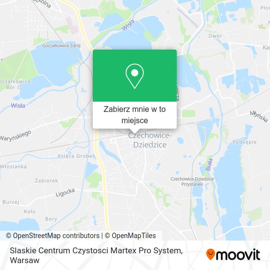 Mapa Slaskie Centrum Czystosci Martex Pro System