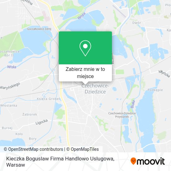 Mapa Kieczka Boguslaw Firma Handlowo Uslugowa