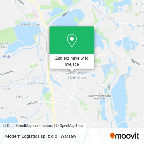 Mapa Modern Logistics sp. z o.o.