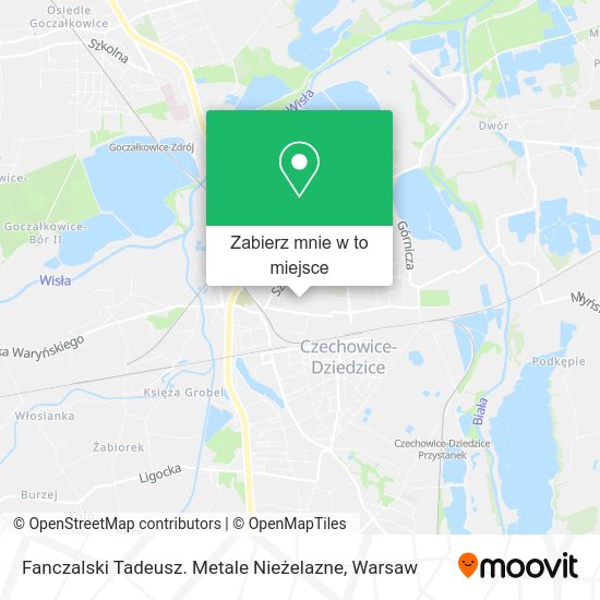 Mapa Fanczalski Tadeusz. Metale Nieżelazne