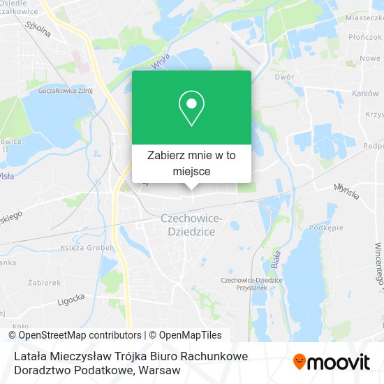 Mapa Latała Mieczysław Trójka Biuro Rachunkowe Doradztwo Podatkowe