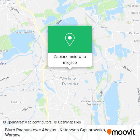 Mapa Biuro Rachunkowe Abakus - Katarzyna Gąsiorowska