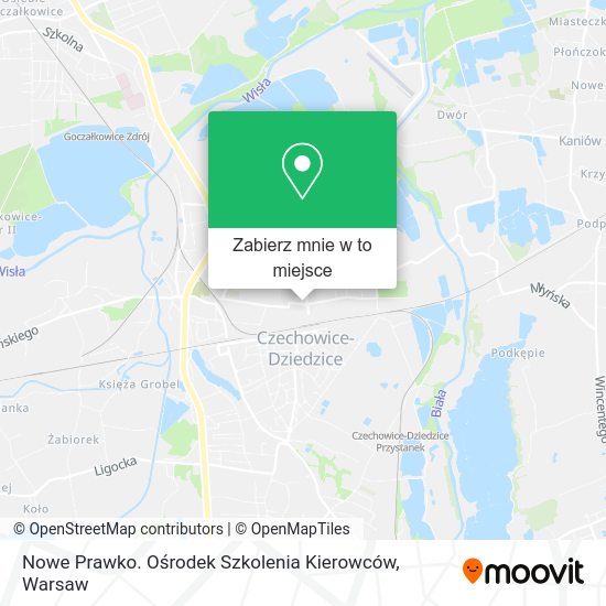 Mapa Nowe Prawko. Ośrodek Szkolenia Kierowców