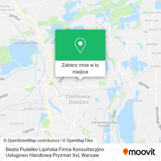 Mapa Beata Pudełko Lipińska Firma Konsultacyjno Usługowo Handlowa Pryzmat Xxl