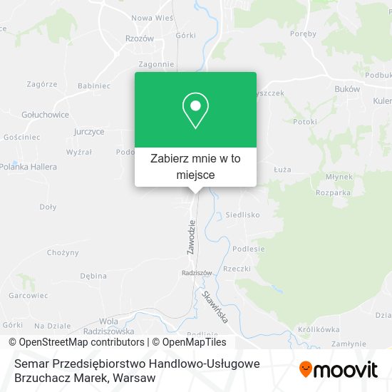 Mapa Semar Przedsiębiorstwo Handlowo-Usługowe Brzuchacz Marek