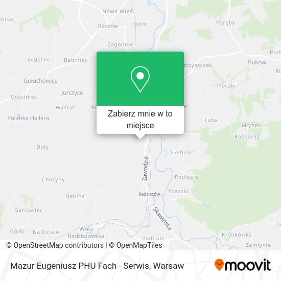 Mapa Mazur Eugeniusz PHU Fach - Serwis