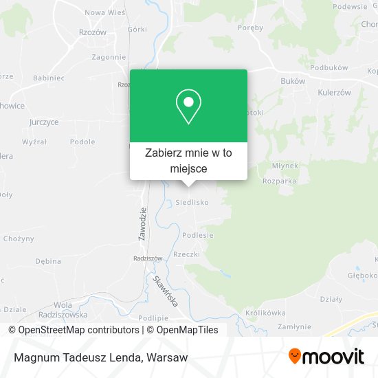 Mapa Magnum Tadeusz Lenda