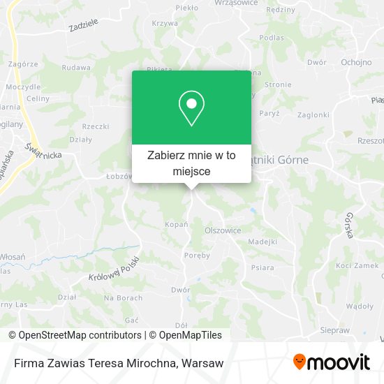 Mapa Firma Zawias Teresa Mirochna