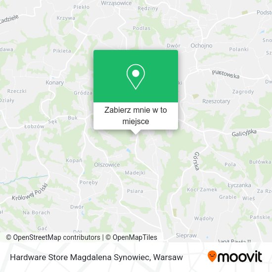 Mapa Hardware Store Magdalena Synowiec