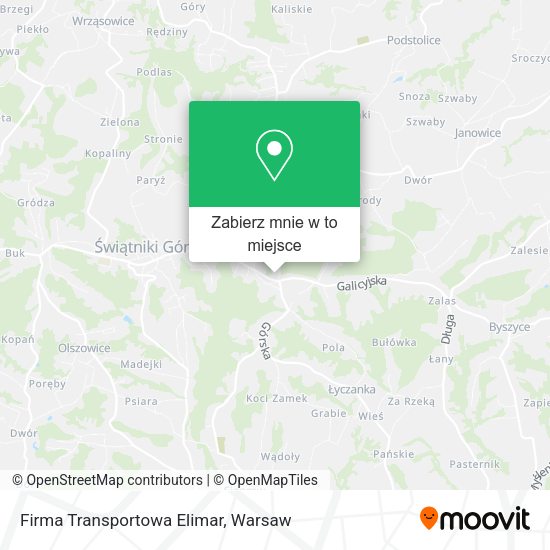 Mapa Firma Transportowa Elimar