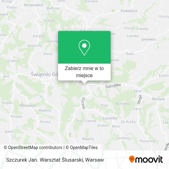 Mapa Szczurek Jan. Warsztat Ślusarski