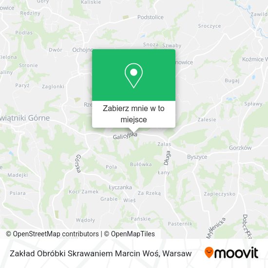 Mapa Zakład Obróbki Skrawaniem Marcin Woś