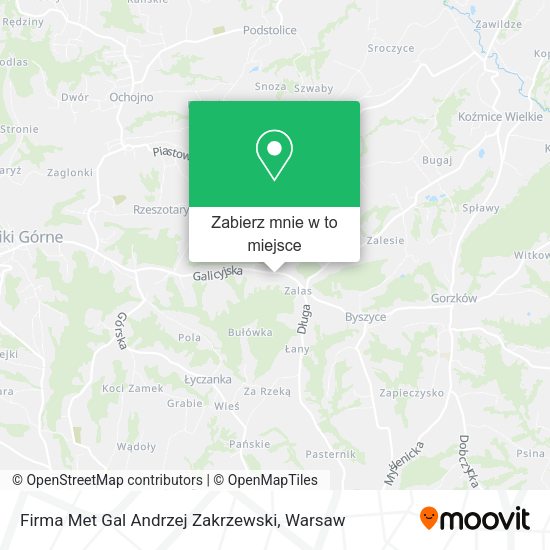 Mapa Firma Met Gal Andrzej Zakrzewski