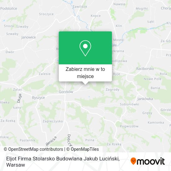 Mapa Eljot Firma Stolarsko Budowlana Jakub Luciński