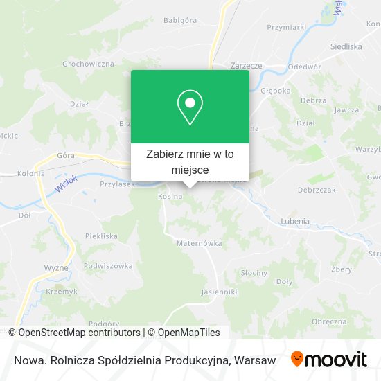 Mapa Nowa. Rolnicza Spółdzielnia Produkcyjna