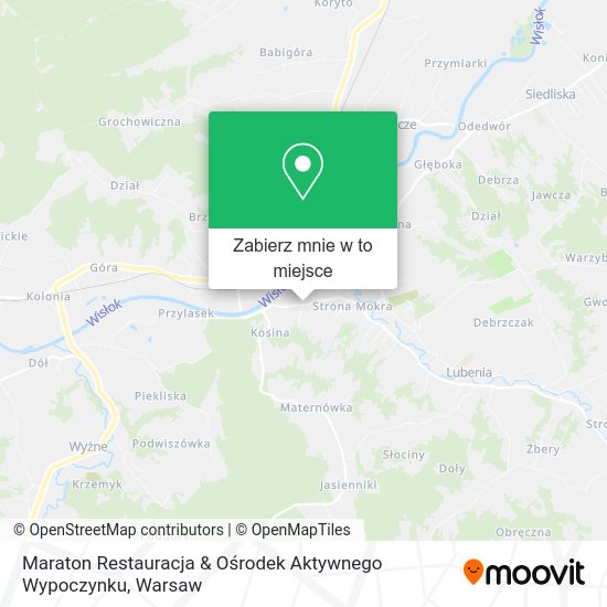 Mapa Maraton Restauracja & Ośrodek Aktywnego Wypoczynku