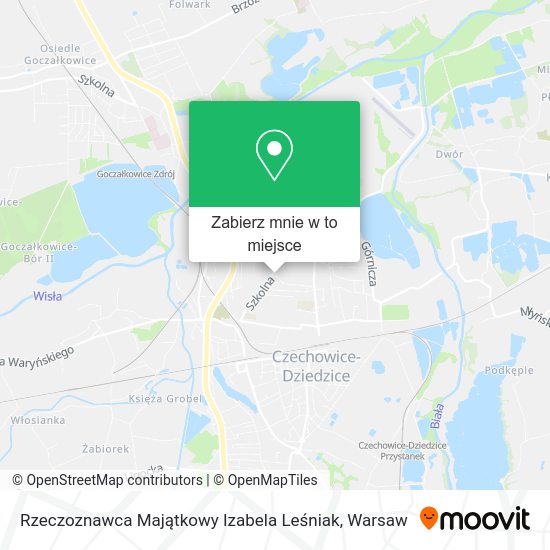 Mapa Rzeczoznawca Majątkowy Izabela Leśniak