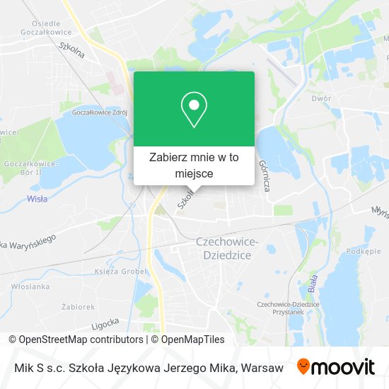 Mapa Mik S s.c. Szkoła Językowa Jerzego Mika