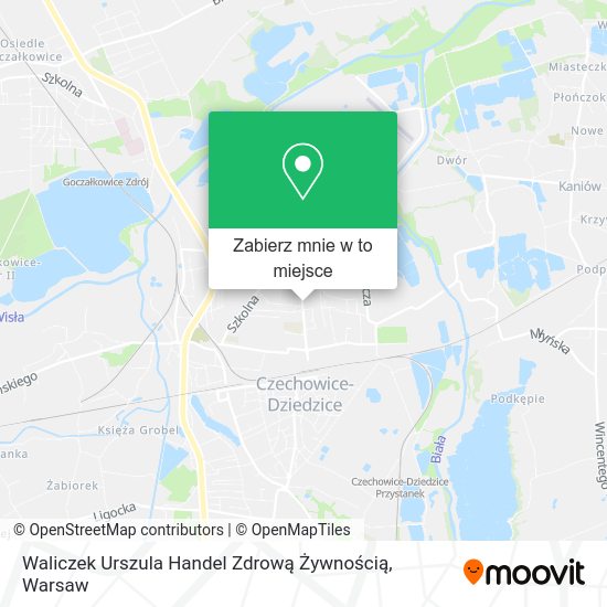 Mapa Waliczek Urszula Handel Zdrową Żywnością