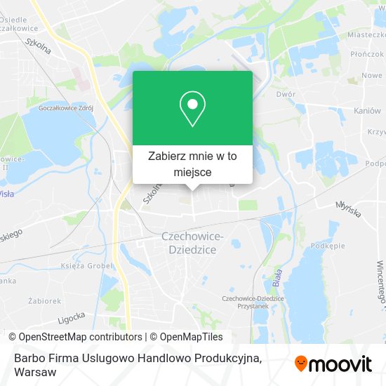 Mapa Barbo Firma Uslugowo Handlowo Produkcyjna