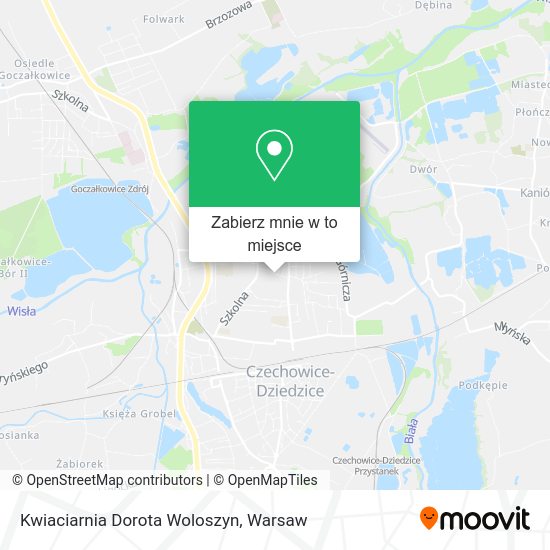 Mapa Kwiaciarnia Dorota Woloszyn