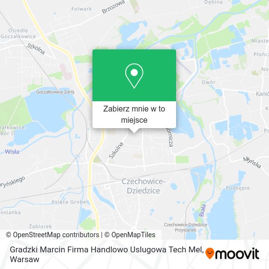 Mapa Gradzki Marcin Firma Handlowo Uslugowa Tech Mel