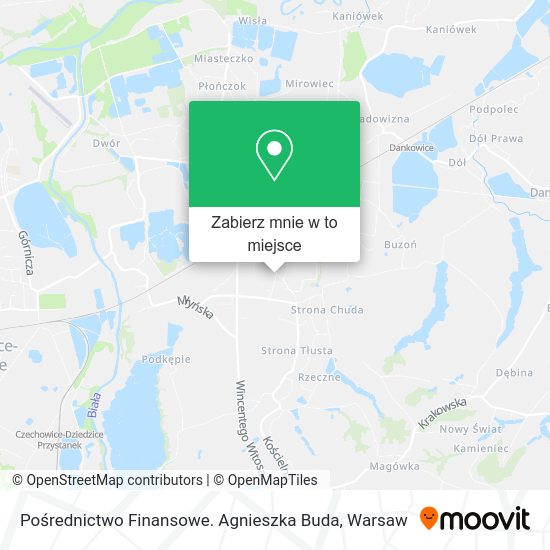 Mapa Pośrednictwo Finansowe. Agnieszka Buda