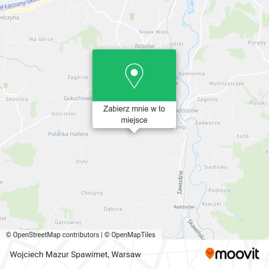 Mapa Wojciech Mazur Spawimet