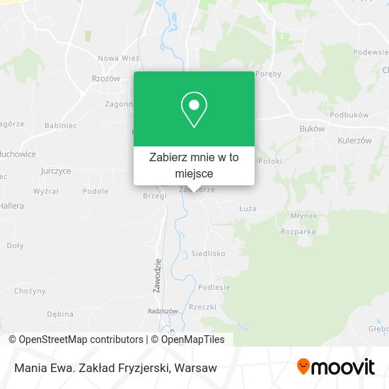 Mapa Mania Ewa. Zakład Fryzjerski