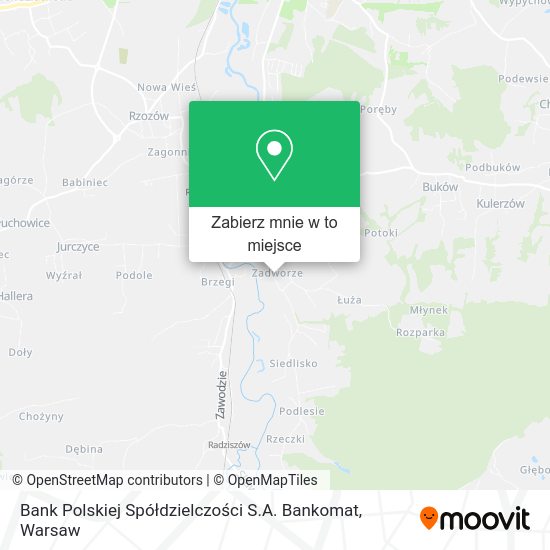 Mapa Bank Polskiej Spółdzielczości S.A. Bankomat